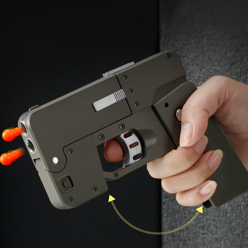 Folding Toy Mobile Phone Appearance Gun