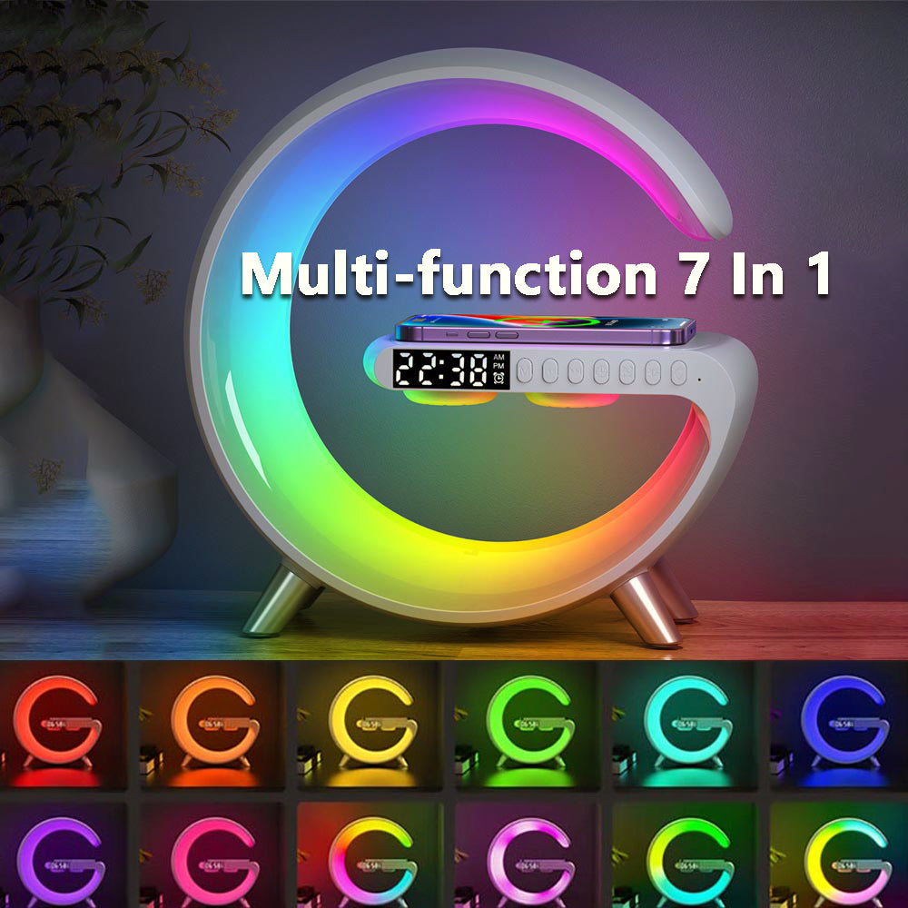 LED Lamp Bluetooth Speaker Wireless Charger