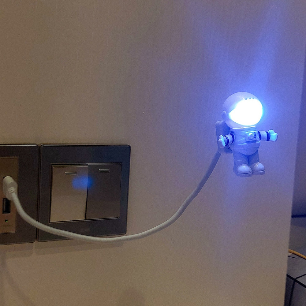 USB Night Light LED Astronaut Lamp