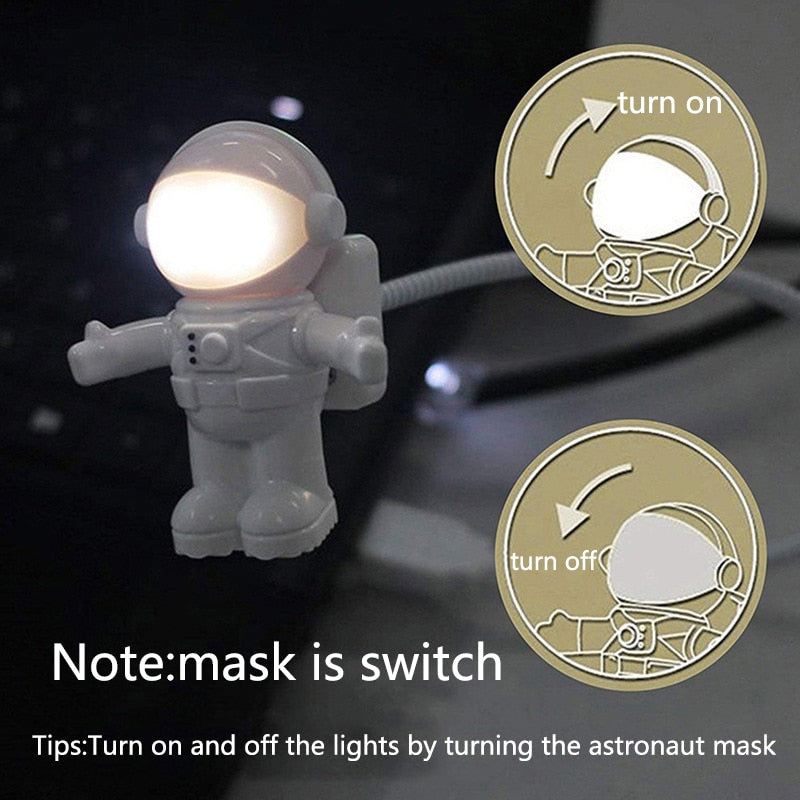 USB Night Light LED Astronaut Lamp